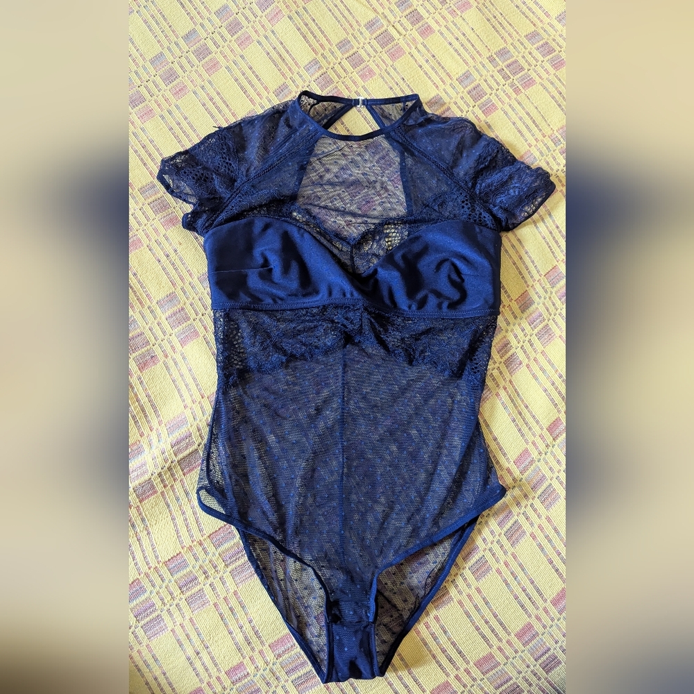Thistle & Spire mesh bodysuit M